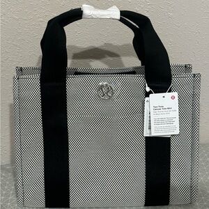 lululemon athletica Black and White Tote Bag